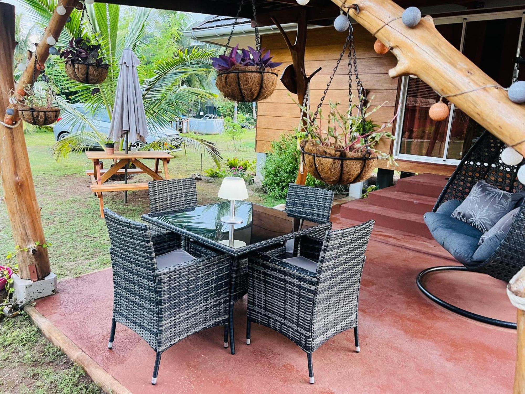 Bungalow Kura Moorea Eksteriør bilde